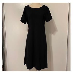 NWT Talbots Cotton Zip Shoulder Sheath Dress